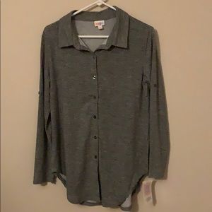 Lularoe Valentina button down shirt w/ tags